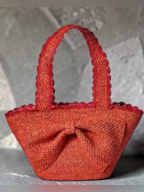 Kate Spade x Target Handbags - Kate Spade x Target Raffia Orange/Red Tote Bag NWT